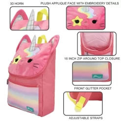 Squishmallows Sienna The Unicorn Cat Youth 16' Backpack 9 Squishmallows Sienna The Unicorn Cat Youth 16' Backpack -Squishmallows GUEST 4b05ca34 fcb5 4338 829c e70a93228949