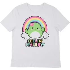 Squishmallows Maritza Feelin' Mallow Crew Neck Short Sleeve White & Green Ombre Women's T-shirt -Squishmallows GUEST 552ef37a 1aeb 4e18 ae9a 2440eee82e54