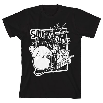 Squishmallows Rock Out Crew Neck Short Sleeve Black Youth Boy's T-shirt 6 Squishmallows Rock Out Crew Neck Short Sleeve Black Youth Boy's T-shirt - Image 4
