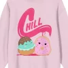 Squishmallows Chill Crew Neck Long Sleeve Cradle Pink Youth Sweatshirt -Squishmallows GUEST 9590e281 370a 488e b42e 8af774df5b99