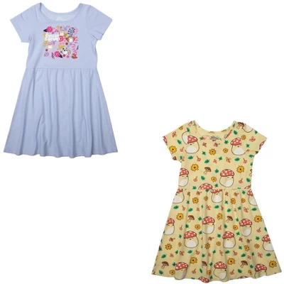 Squishmallows Squishmallow 2 Pack Dresses For Youth Girls 7 Squishmallows Squishmallow 2 Pack Dresses For Youth Girls - Image 5