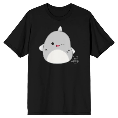 Squishmallows Gordon Crew Neck Short Sleeve Black Adult T-shirt 5 Squishmallows Gordon Crew Neck Short Sleeve Black Adult T-shirt - Image 3