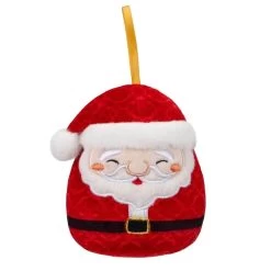Squishmallows 4 Inch Santa Ornament Plush Assorted -Squishmallows nick