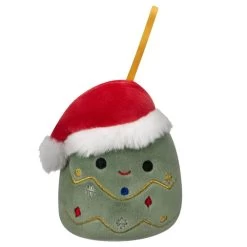 Squishmallows 4 Inch Santa Ornament Plush Assorted -Squishmallows pike