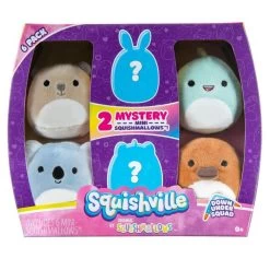Squishmallows Squishville Mini Squishmallow 6 Pack -Down Under Squad